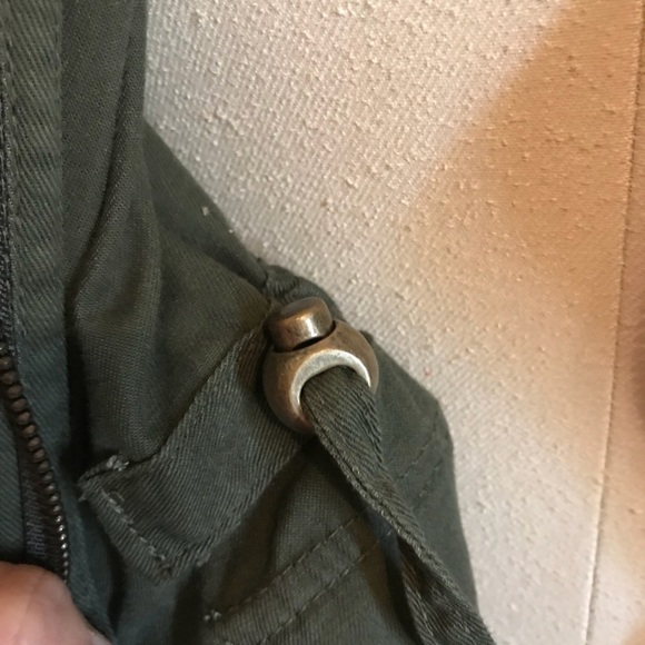 a.n.a. Army Green Cotton Jacket Size Small - Picture 8 of 9